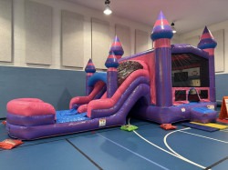 IMG 0085 1746119419 Princess Dual Lane Combo (Wet or Dry Slide)