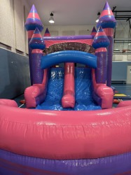 IMG 0086 1746119420 Princess Dual Lane Combo (Wet or Dry Slide)